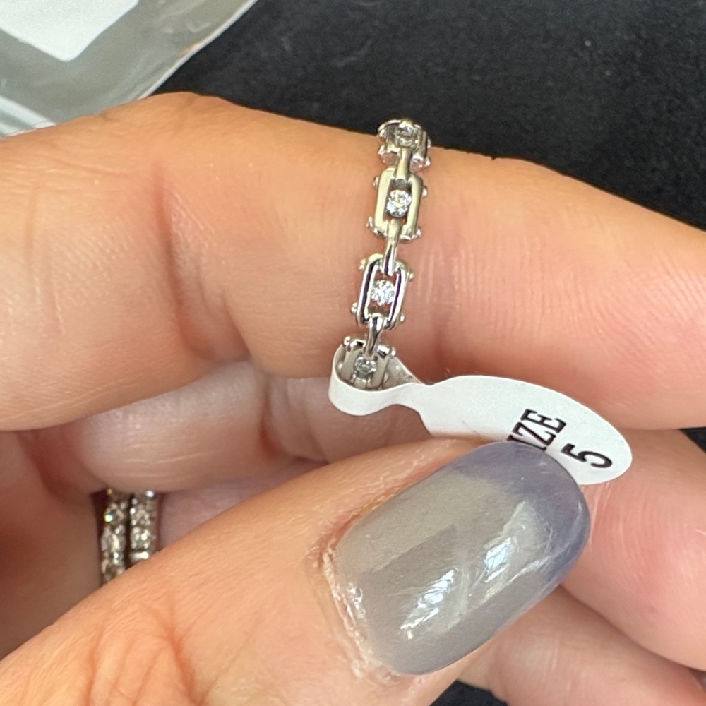 Freida Rothman Silver Stacking Ring - Picture 3 of 6
